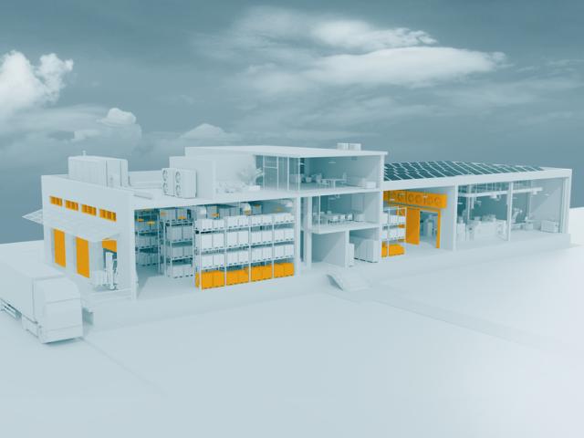 Mapping i lagre, bygninger og lastrum