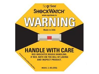 L-65 ShockWatch Label 25G (Gul)