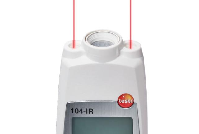 Testo 104-IR vandtæt foldetermometer