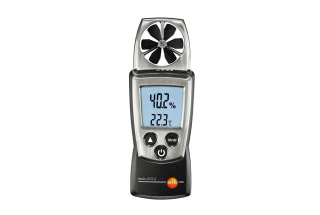 Testo 410-2 lufthastighed/fugt/Ø40 vingehjul