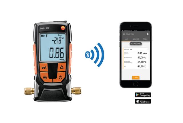 Testo 552 Vakuummeter m/Bluetooth