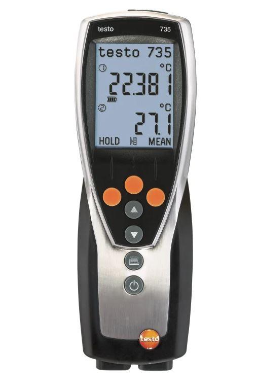 Testo 735-1 Temp.måler, T/C K, 3 kanals