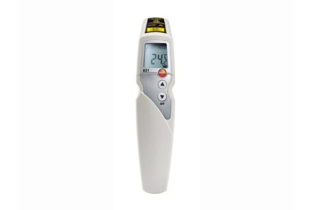 Testo 831, fokus 30:1 m. 2 laserpointer