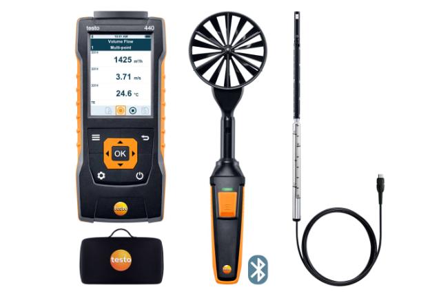 Testo 440 Flow kombisæt 1 med Bluetooth