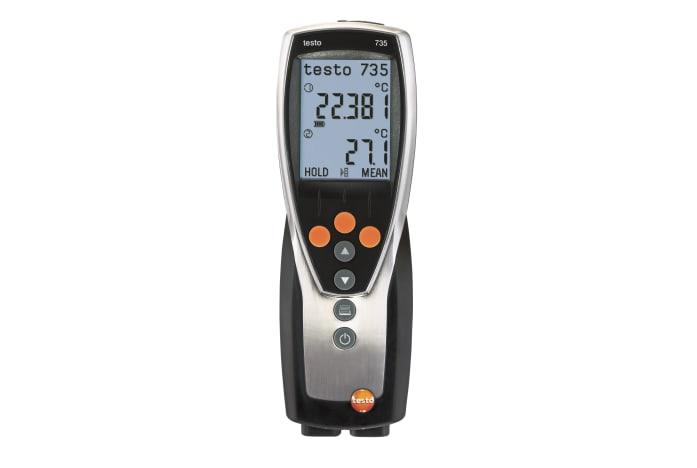 Testo 735-2 temp.måler T/C K, 3 kanals