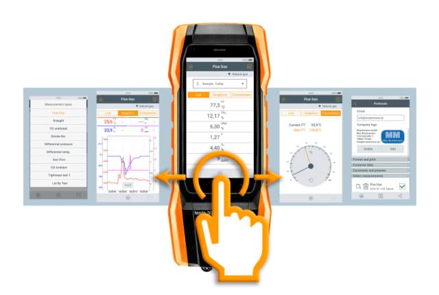 Testo300 røggasanalysator sæt 1 (O2 og CO), (4.000 ppm)