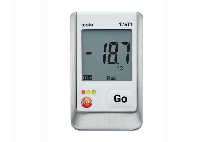 Testo 175-T1, 1 kanals temp. datalog,  batteri