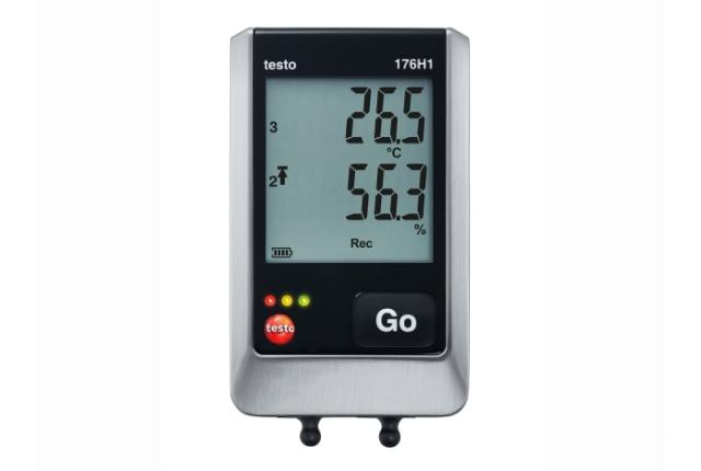 Testo 176-H1, 4 kanal (externe°C/%Rf) 2 indgange