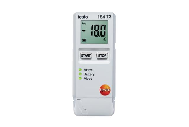 Testo 184-T3 datalogger, USB, NFC overførsel, batteri