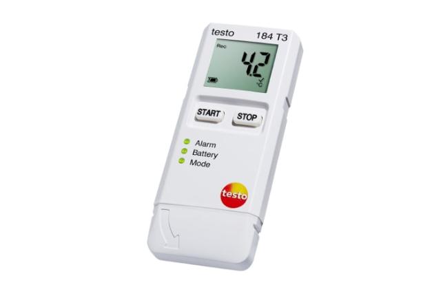 Testo 184-T3 datalogger, USB, NFC overførsel, batteri